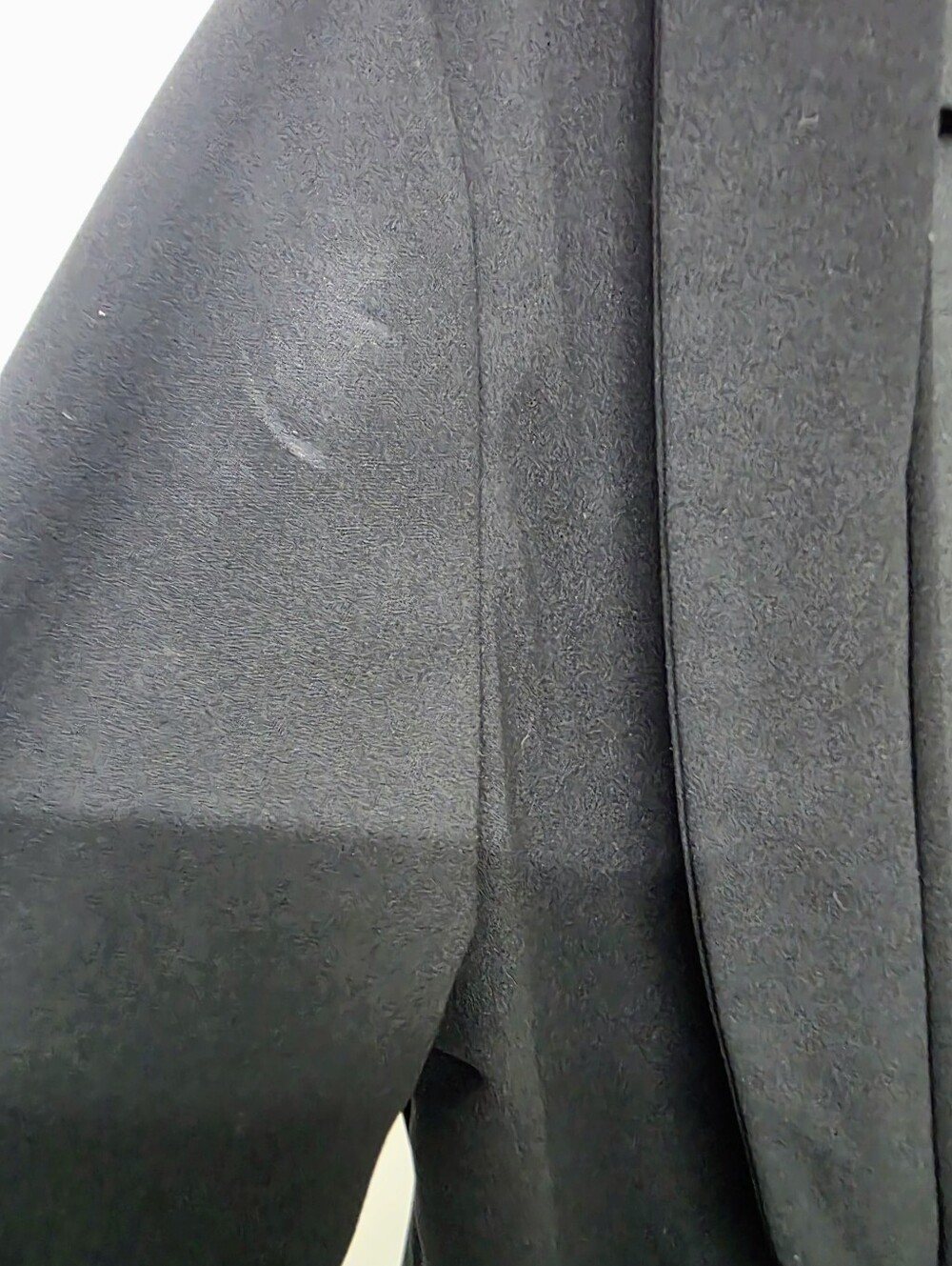 Women's Black Open-Front Blazer Jacket - Picture 3 of 3